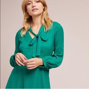 Anthropologie Dress Gina Keyhole